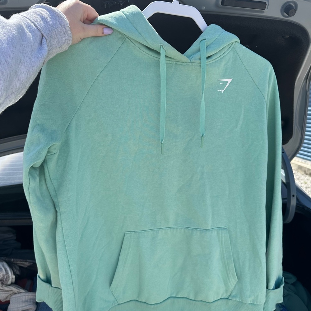 Green Gymshark Hoodie